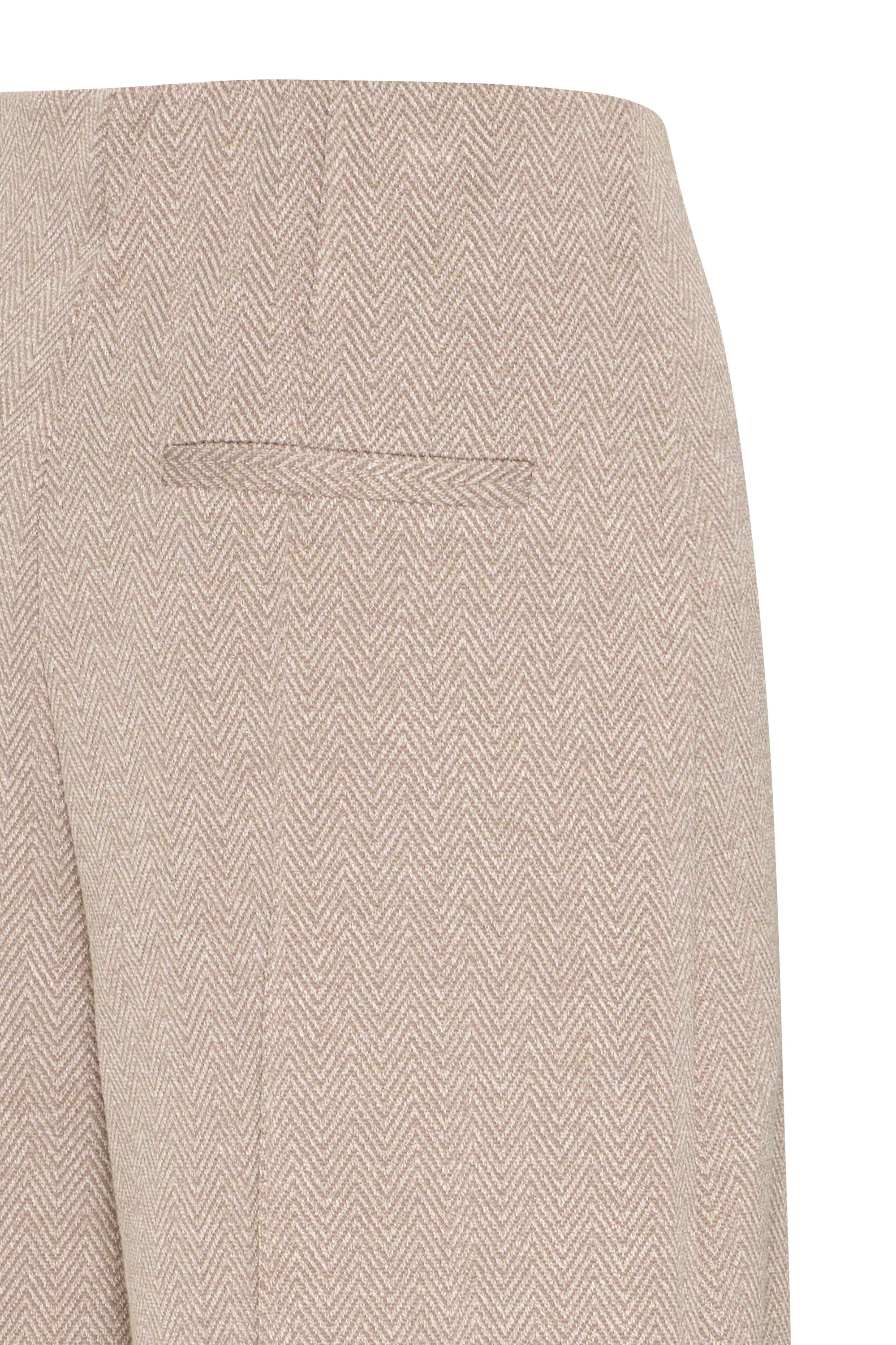 Groene comfortabele geklede broek Kate Jacquard Ichi