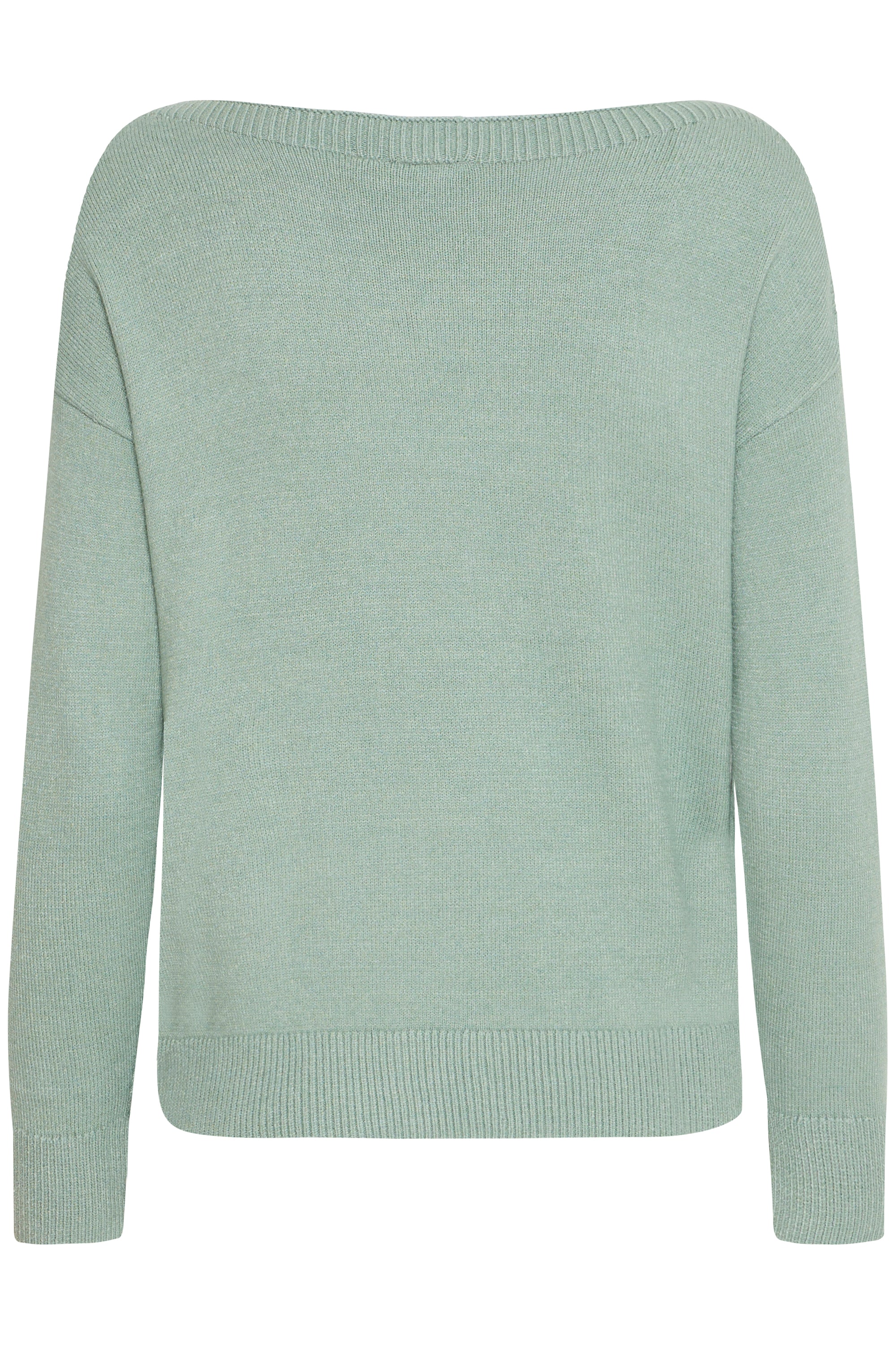 Pull vert à col bateau Sella Ichi