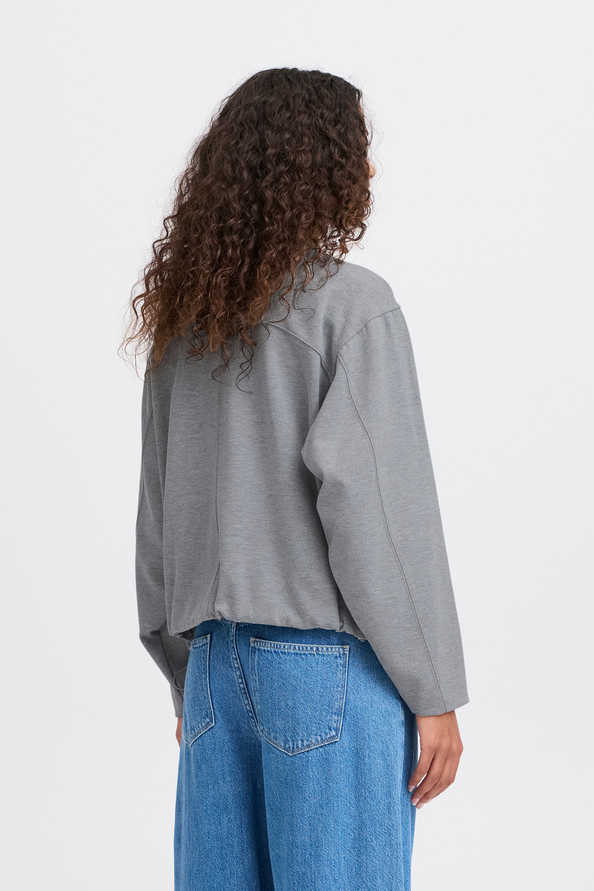 Gilet gris avec lien en bas Kate Neo Ichi