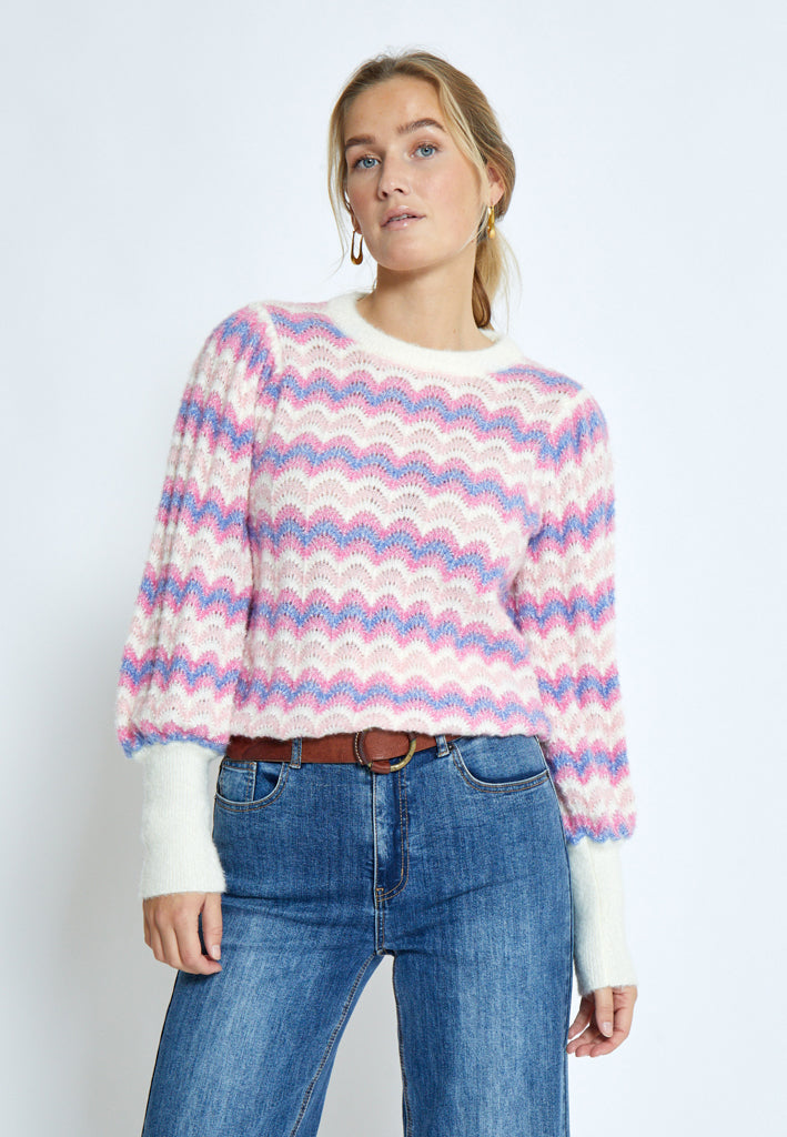 Multicolor trui met print Filicia Peppercorn