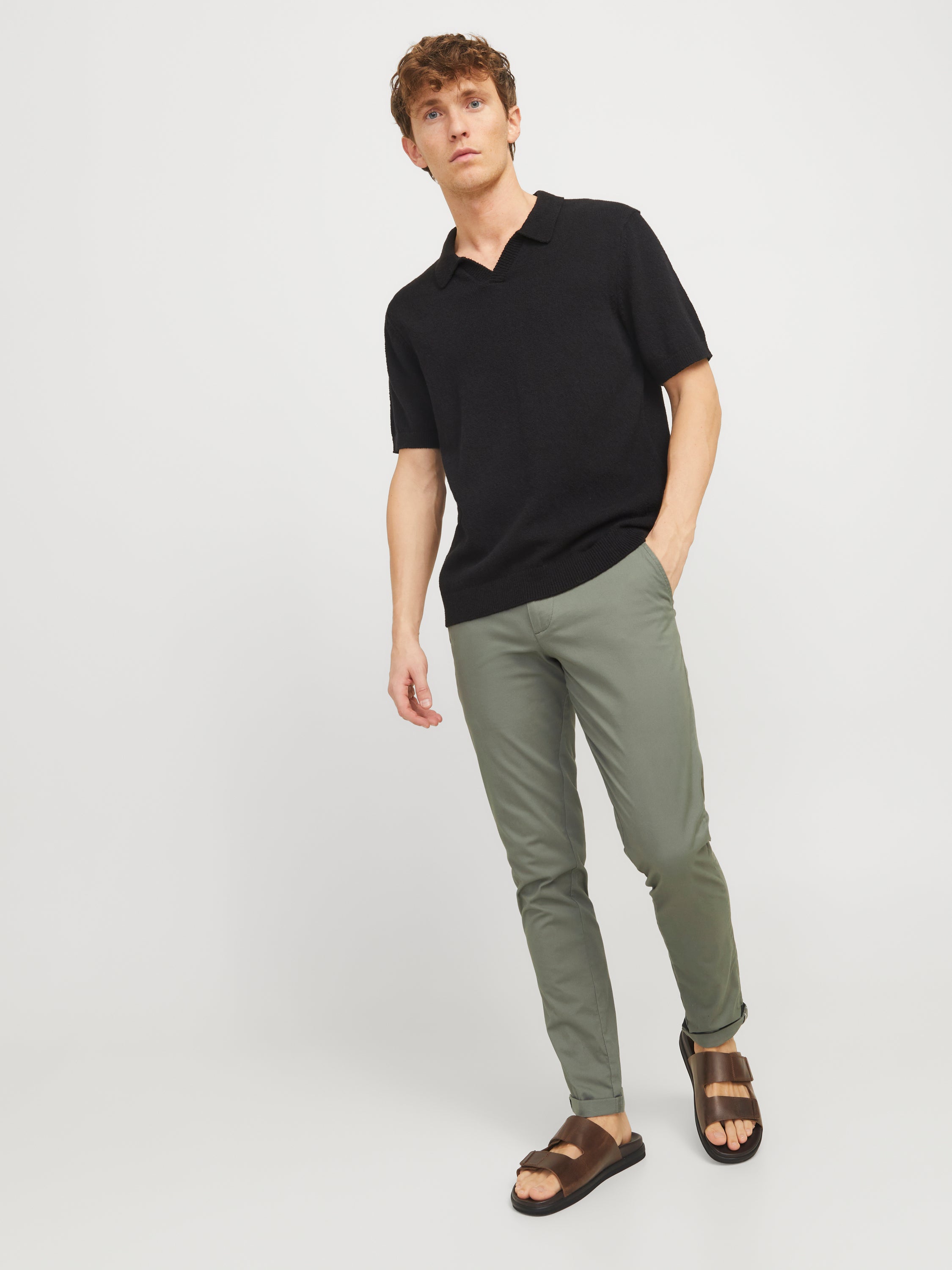 Chino kaki coupe slim Jack & Jones