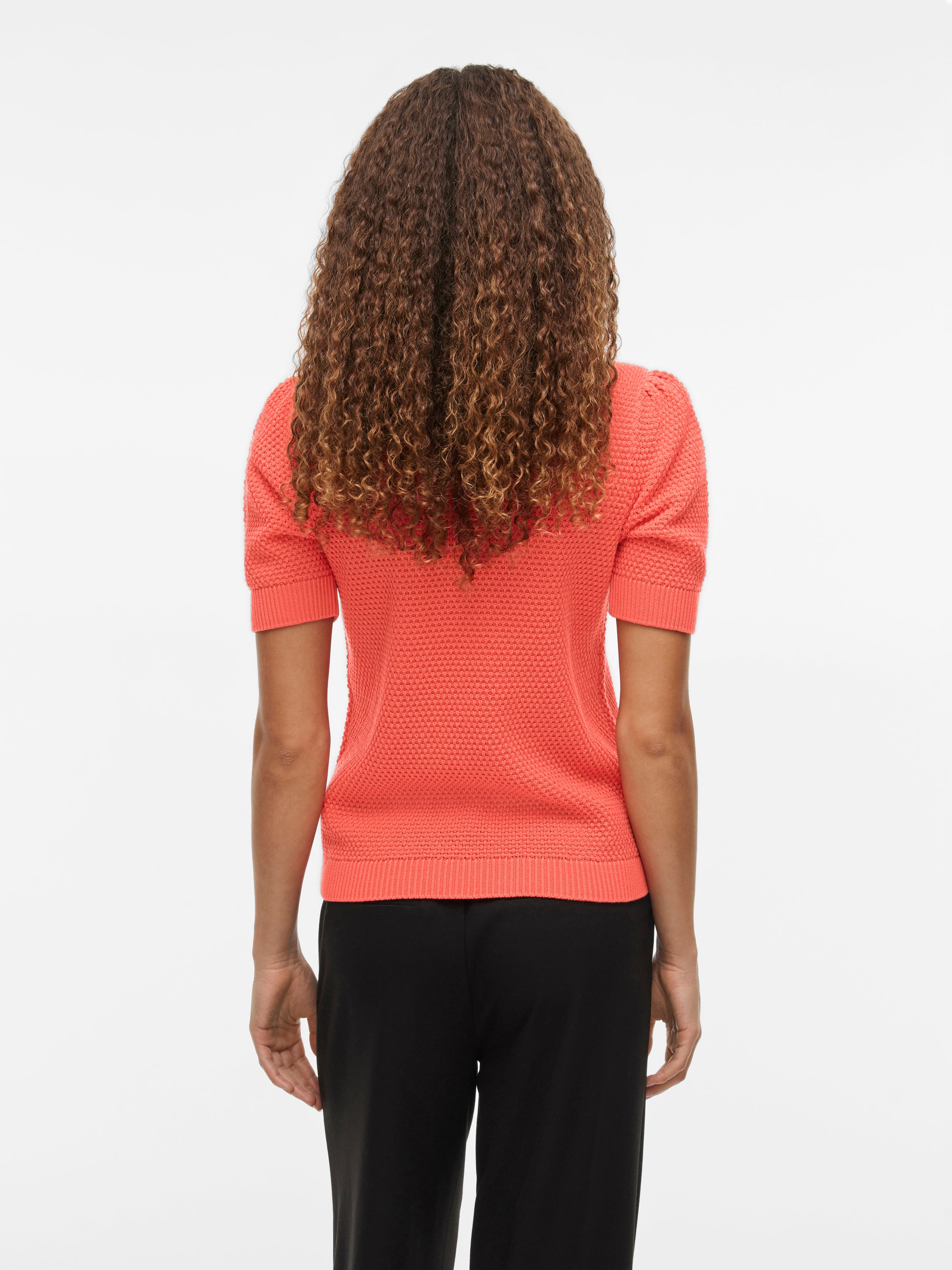 Pull en coton couleur corail Vidalo Vila