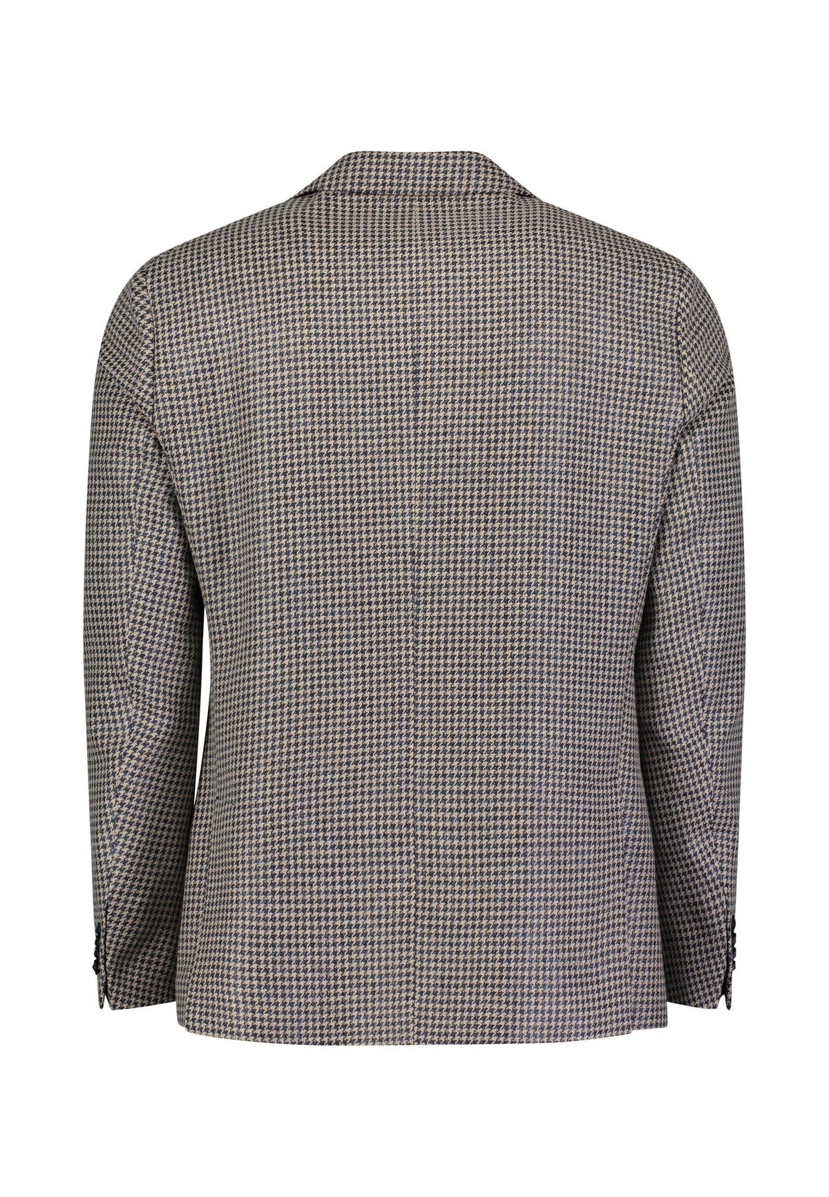 Multicolor blazer met blauw ruit patroon slim fit Roy Robson