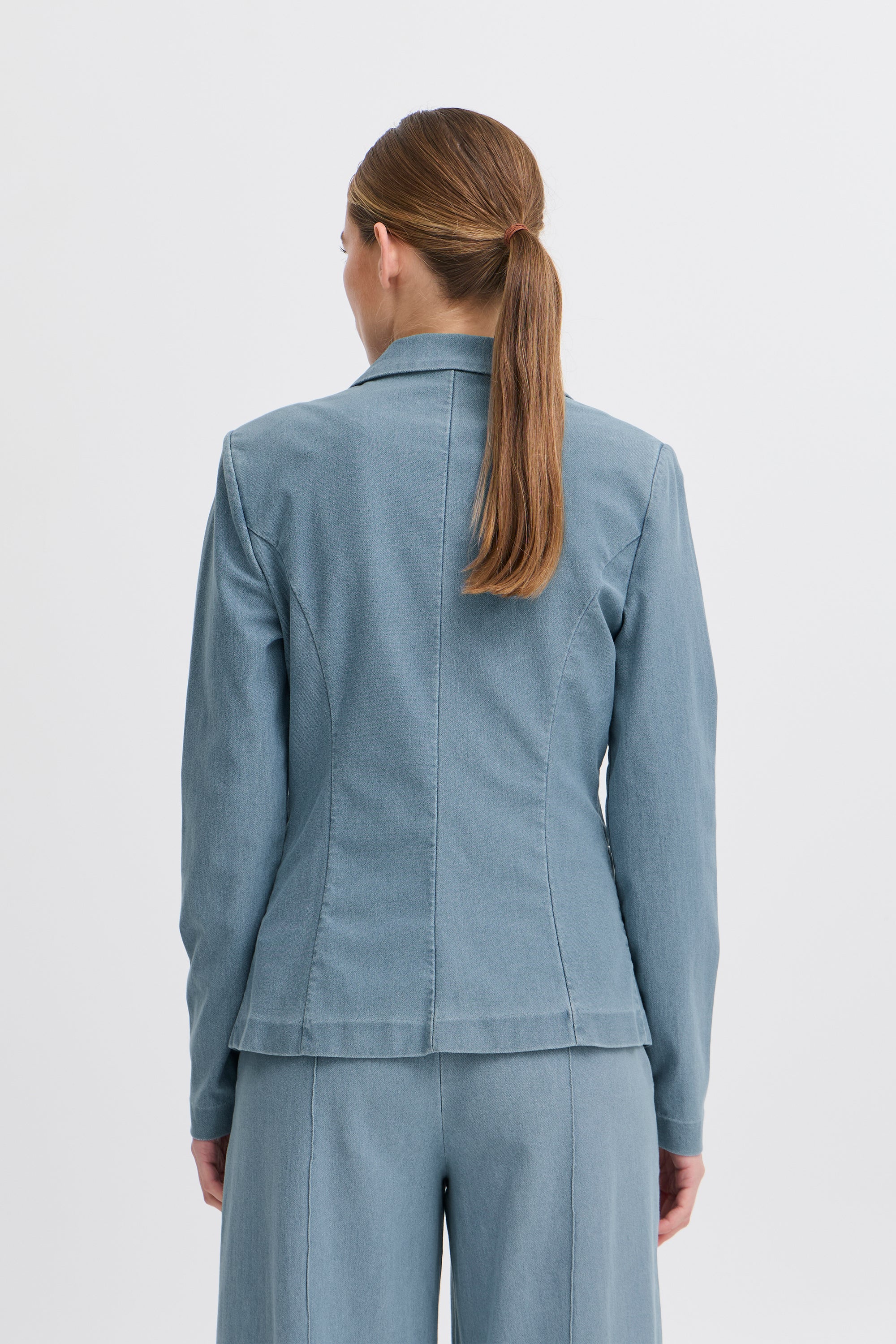 Jeansblauwe blazer Kate Ichi