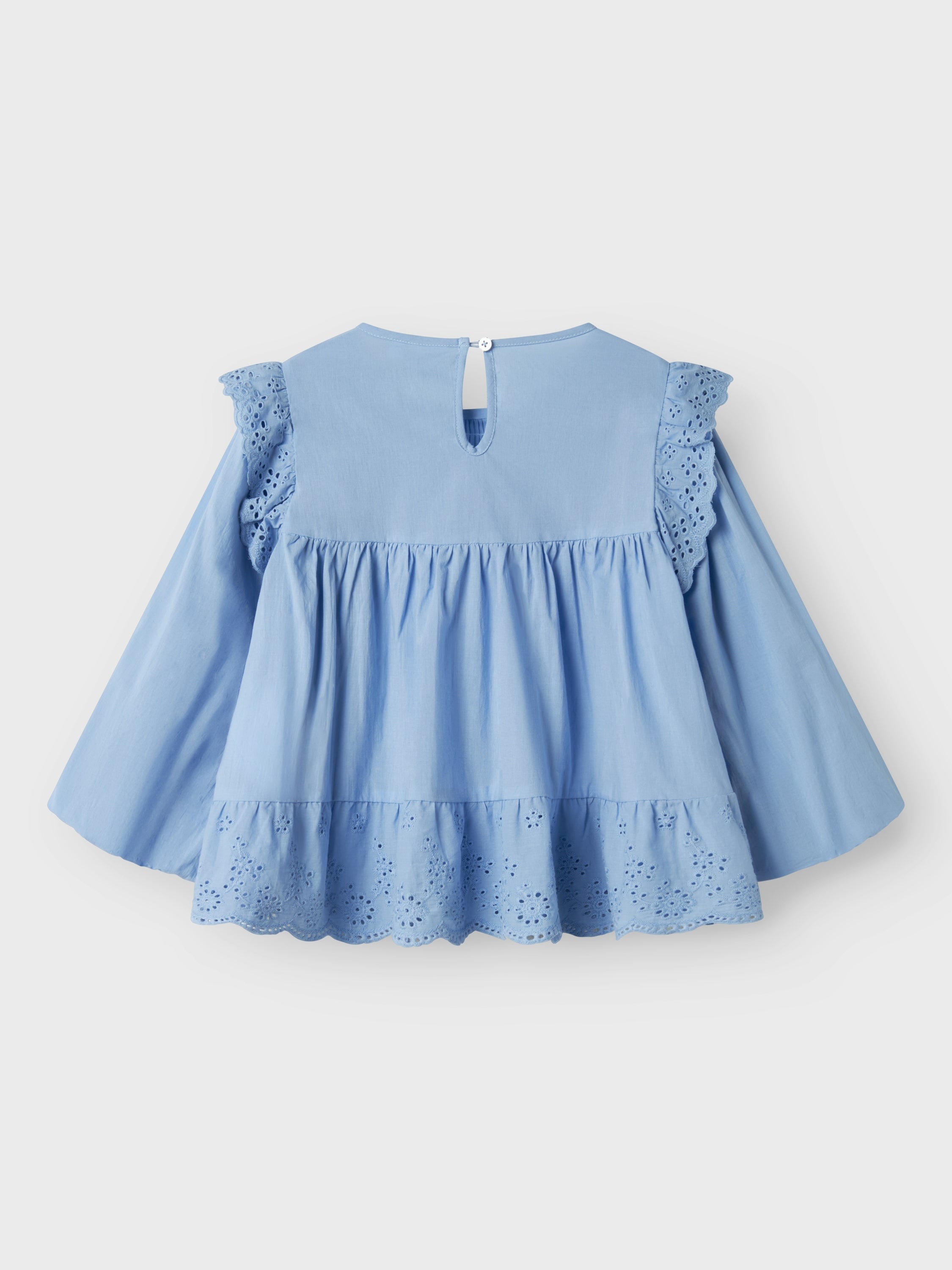 T-shirt en dentelle bleu clair - Nommez-le