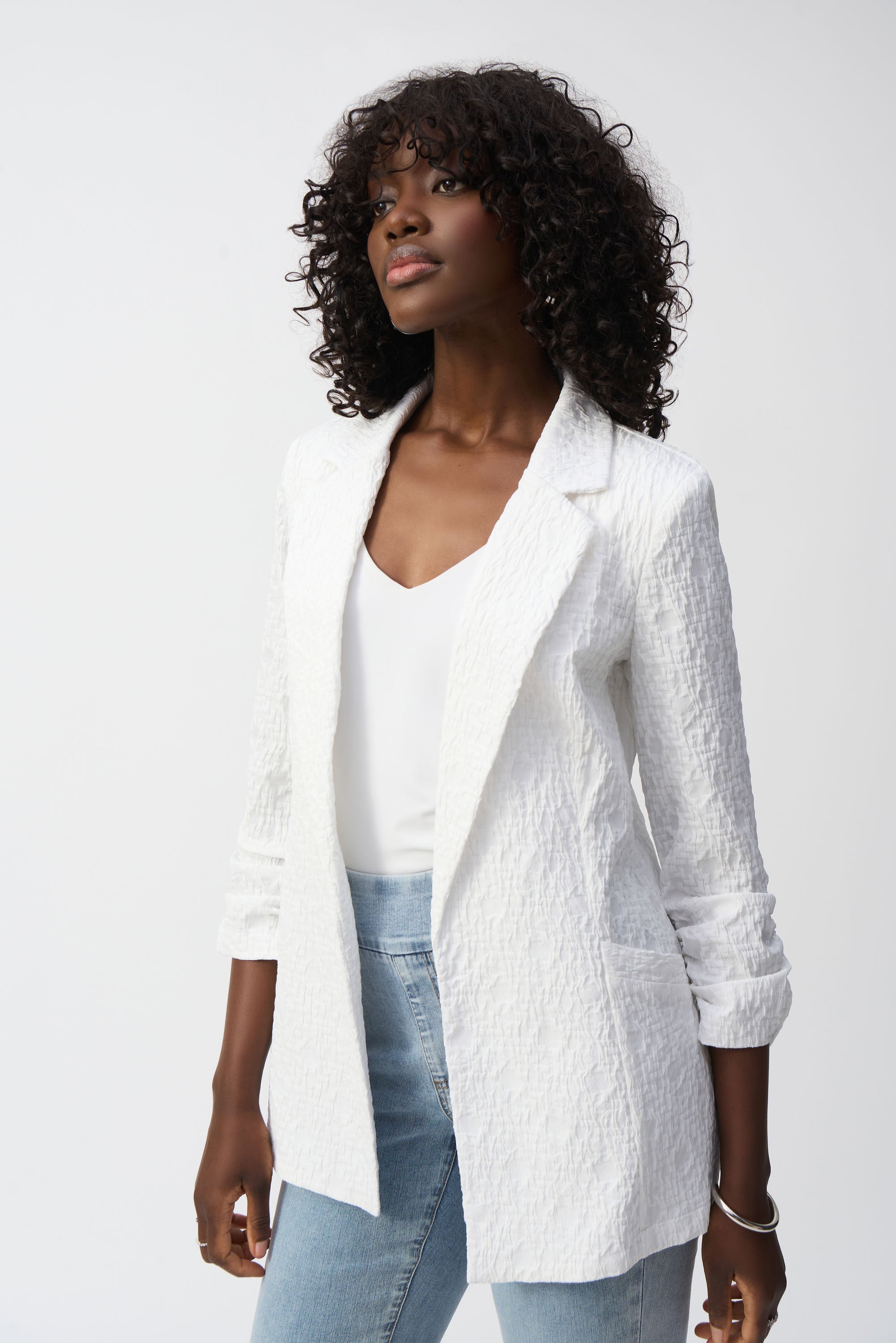 Witte blazer in structuur Joseph Ribkoff