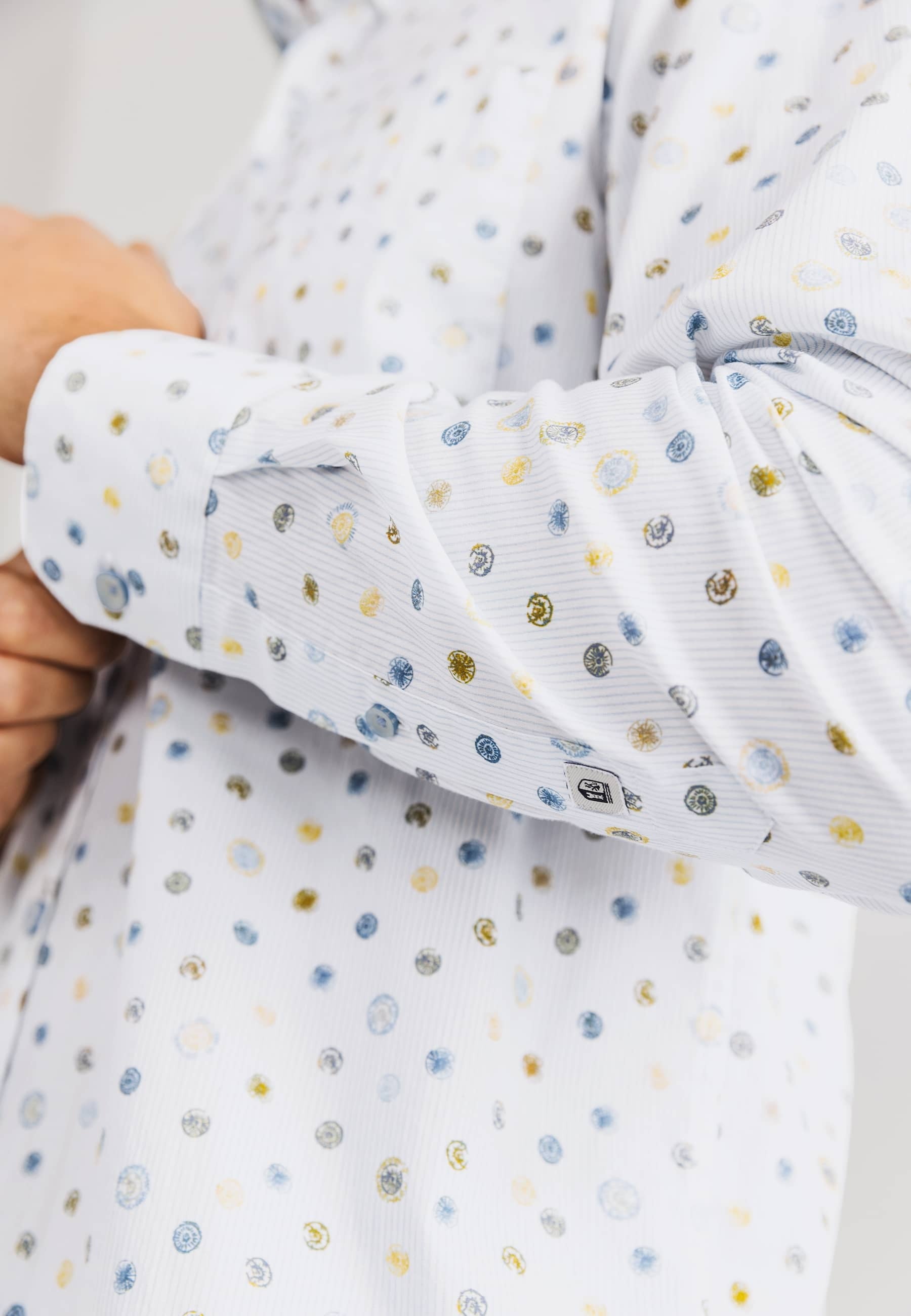 Multi katoenen hemd (regular fit) met lange mouwen State Of Art