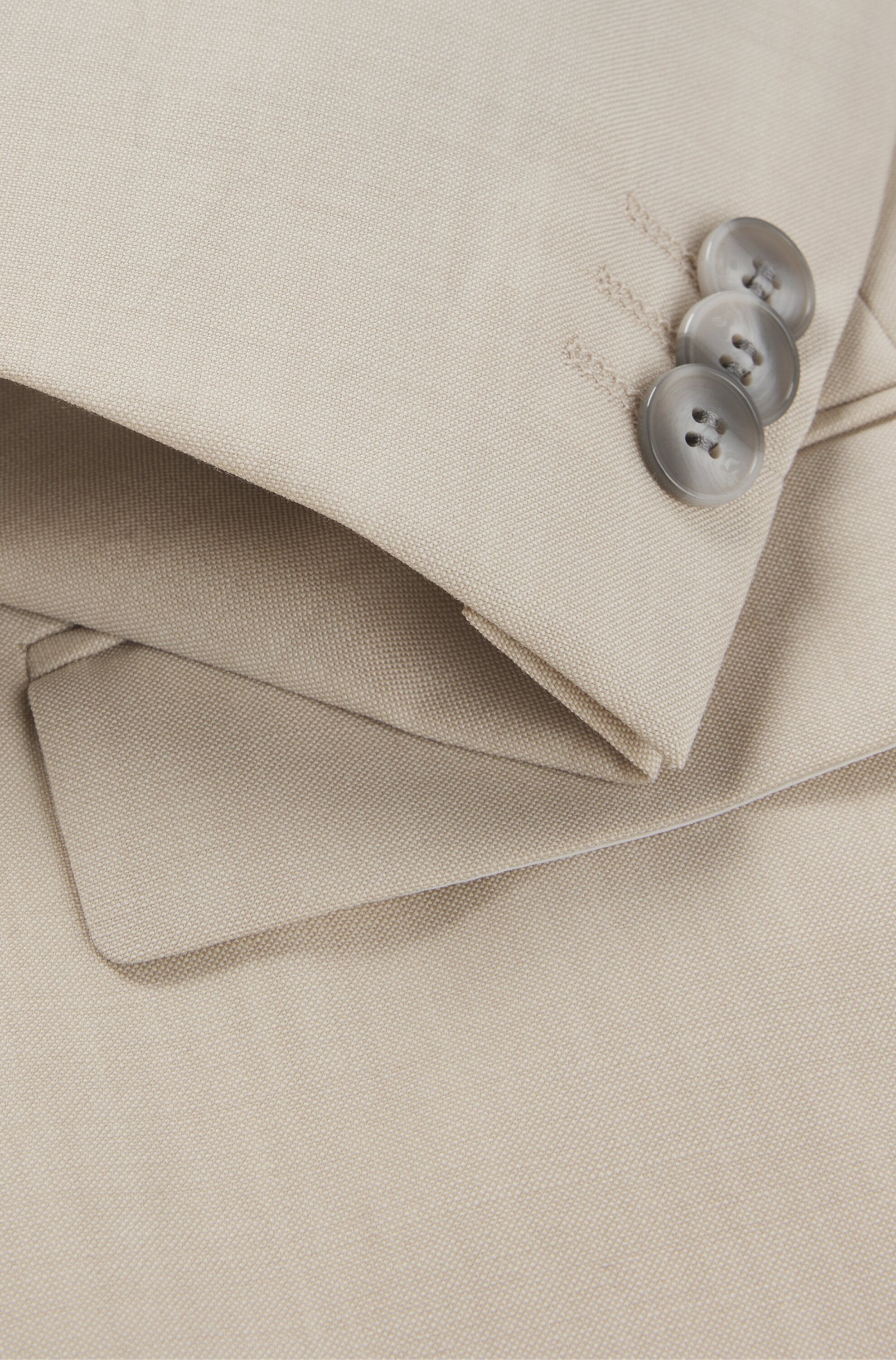 2-delig beige kostuum Hugo Boss