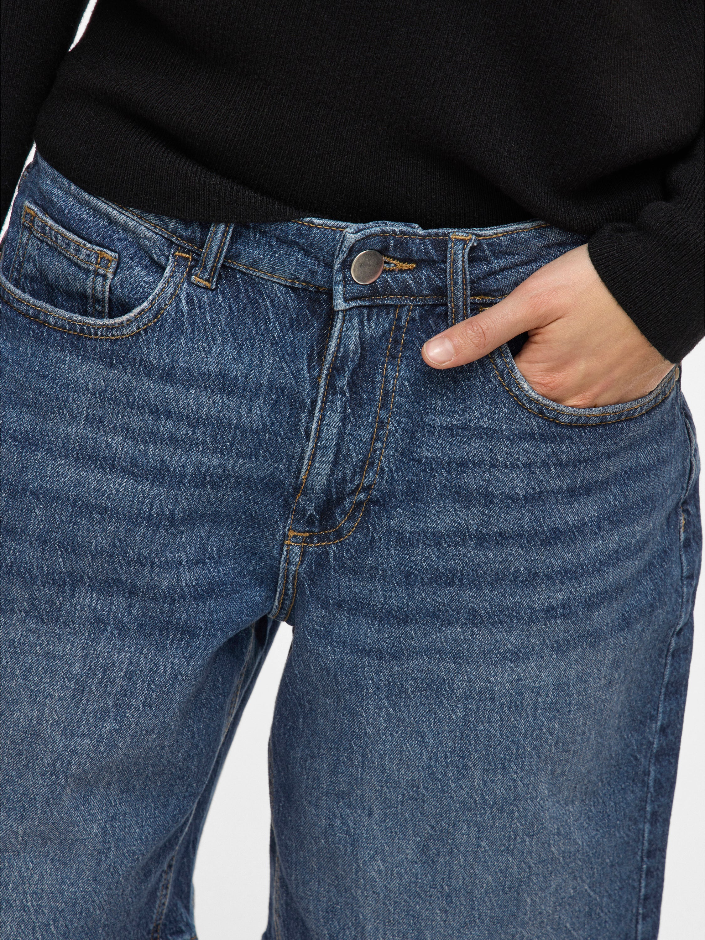 Short en jean bleu moyen Vila