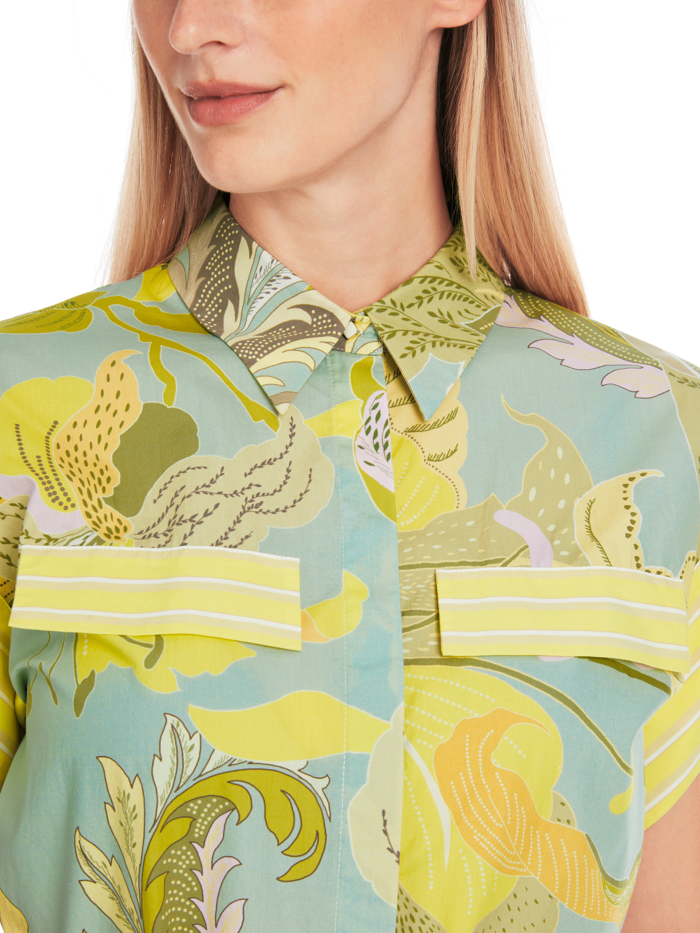 Robe multicolore à imprimés variés des collections Marc Cain