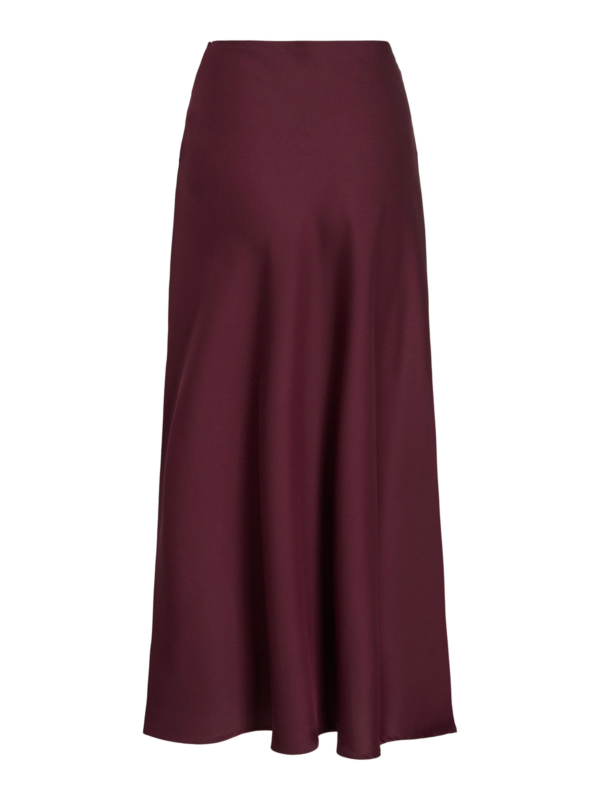 Bordeaux kleurige halflange rok Viellette Vila