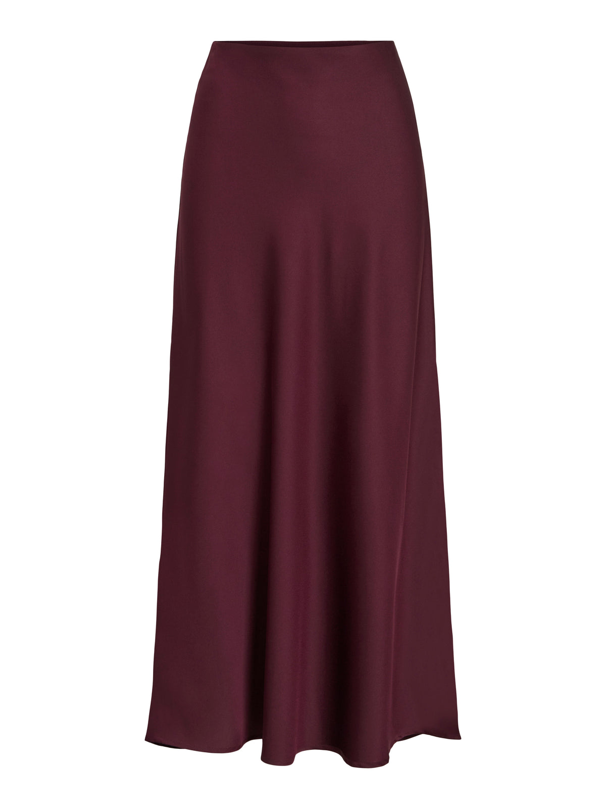 Bordeaux kleurige halflange rok Viellette Vila