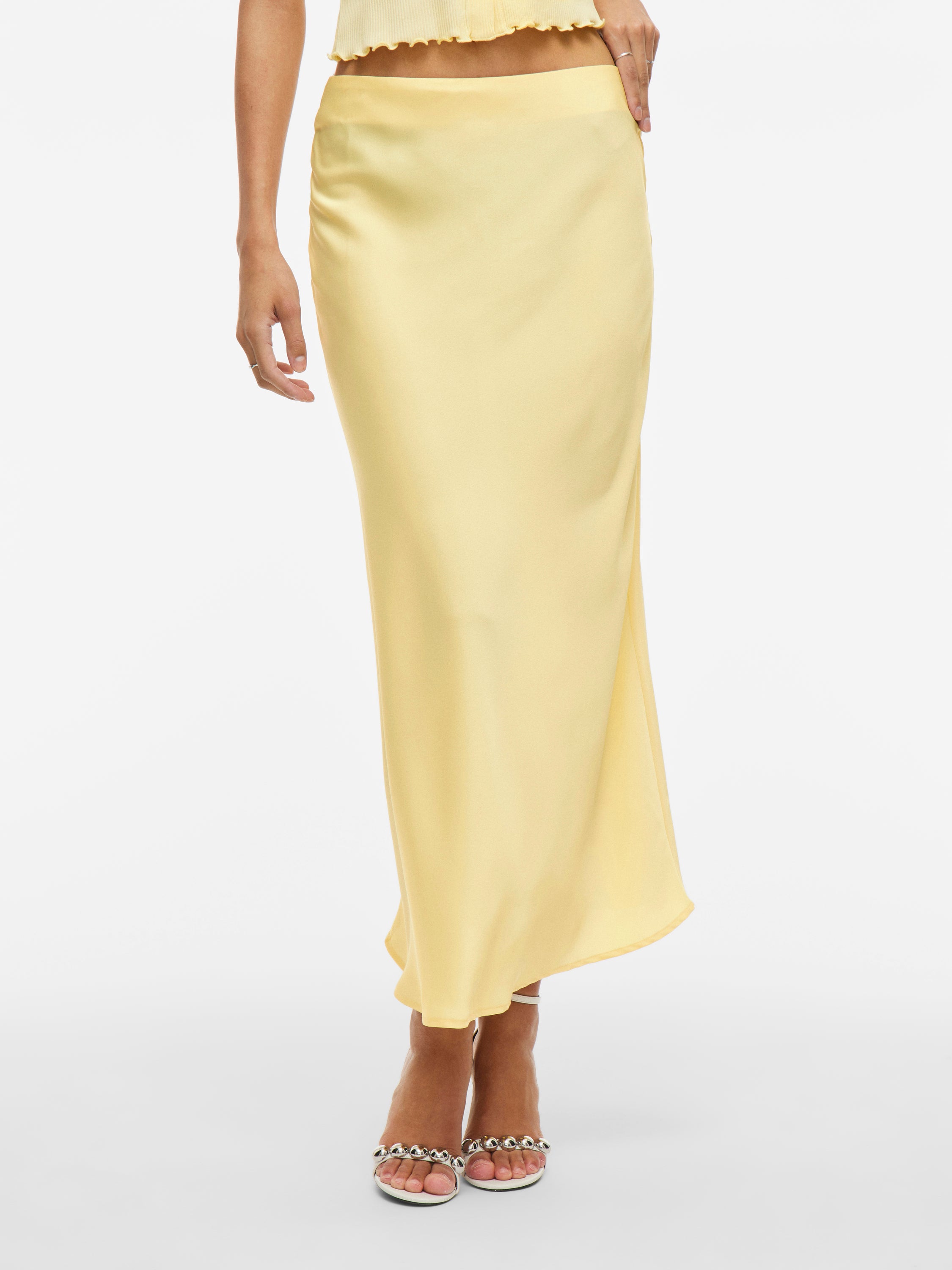 Jupe jaune avec élastique Vielette VILA