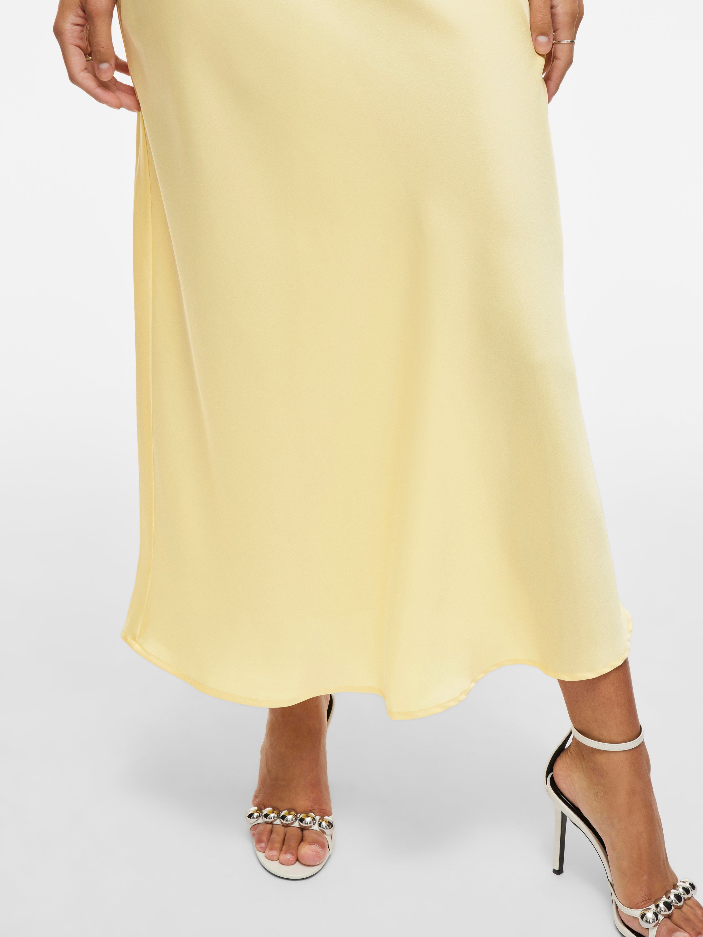 Jupe jaune avec élastique Vielette VILA