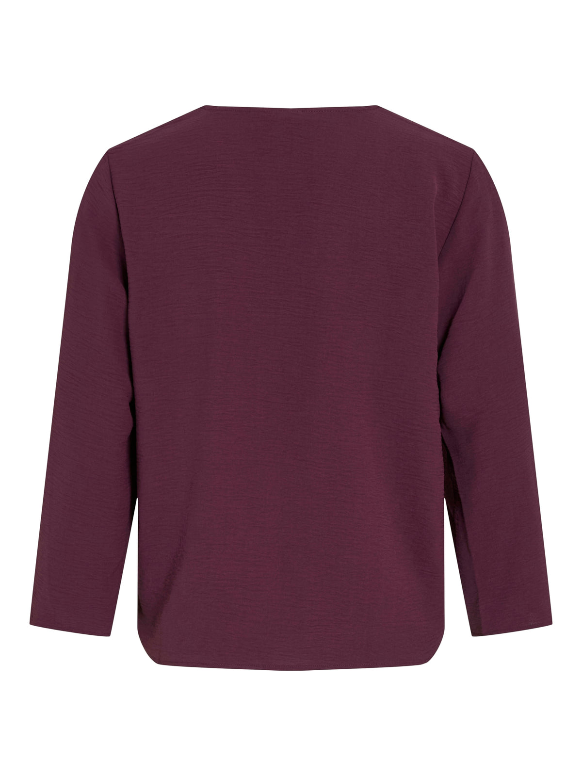 Bordeaux blouse met v-hals Vijosa Vila