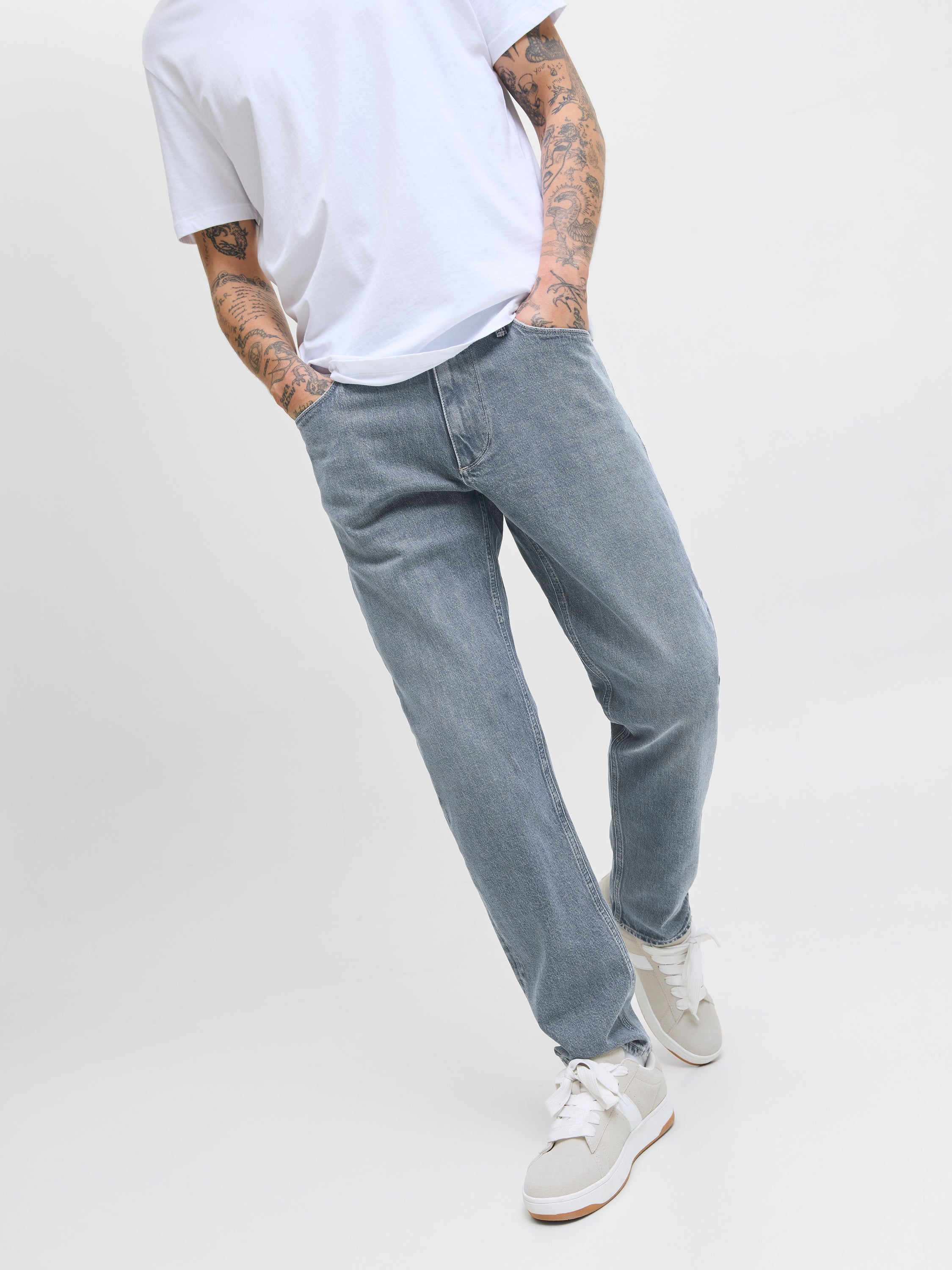 Blue Denim tapered jeans Jack&Jones