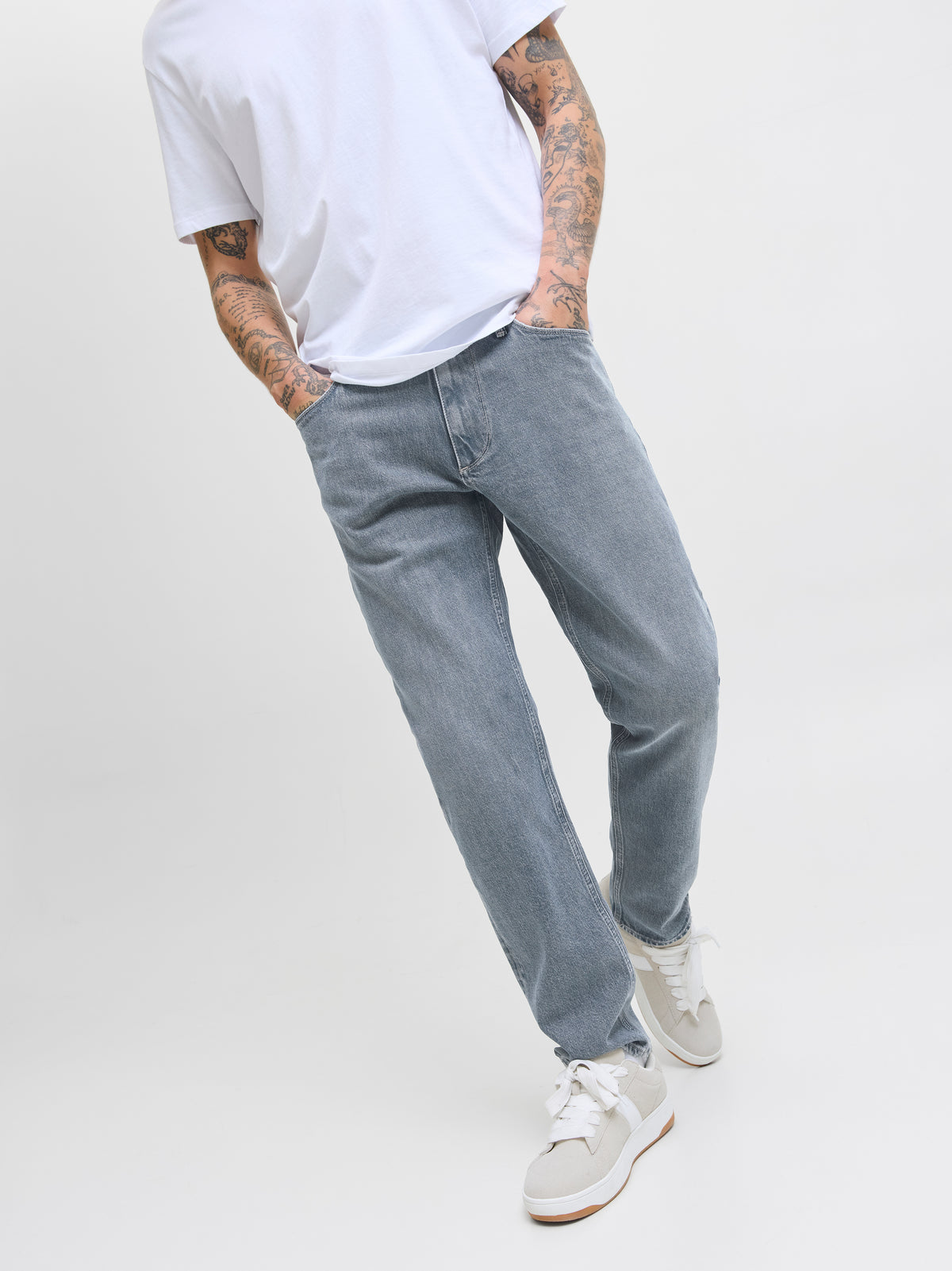 Blue Denim tapered jeans Jack&Jones