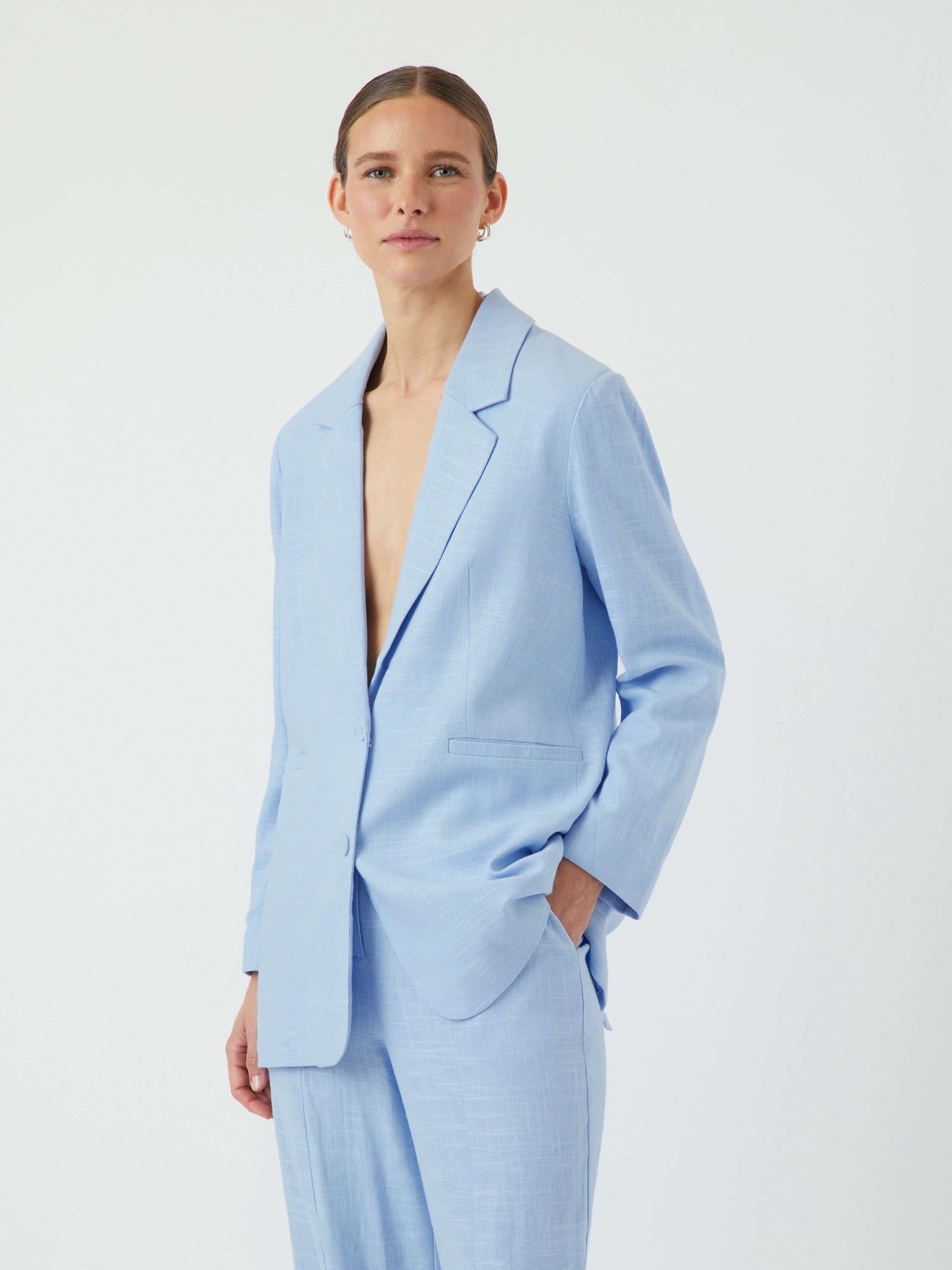 Clear sky blazer Y.A.S