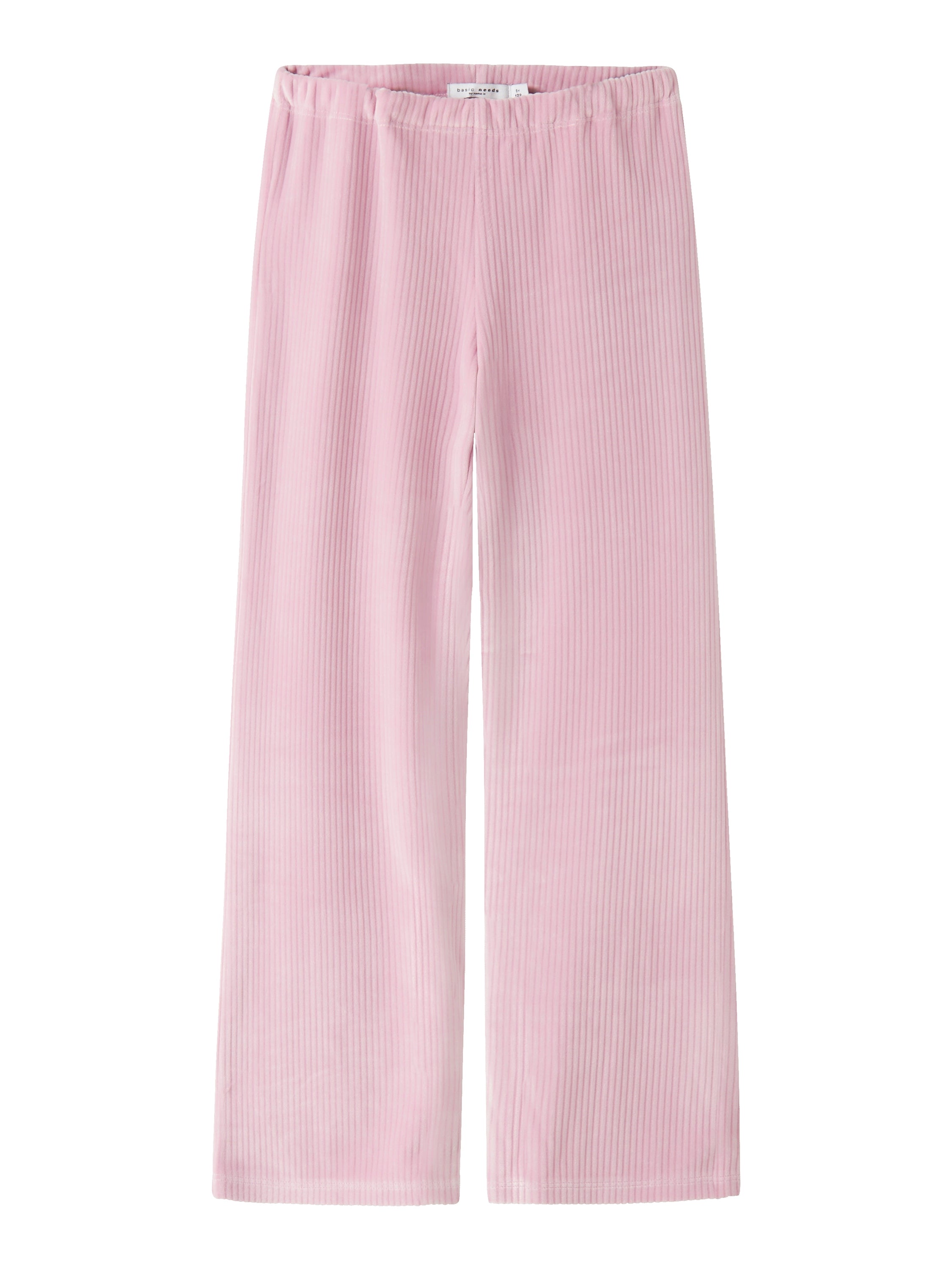 Roze ribfluwelen broek Name It