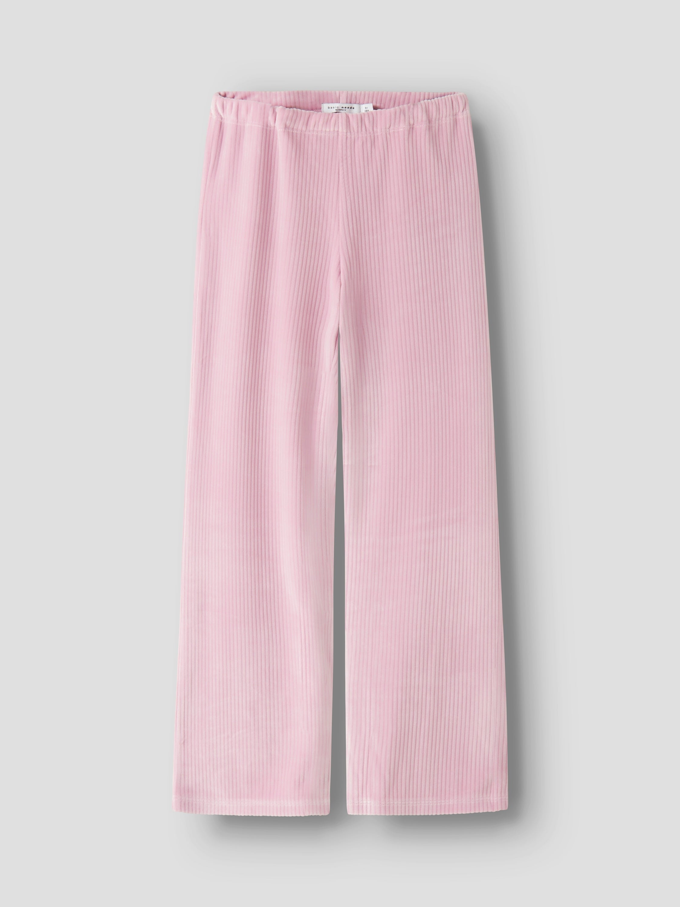 Roze ribfluwelen broek Name It