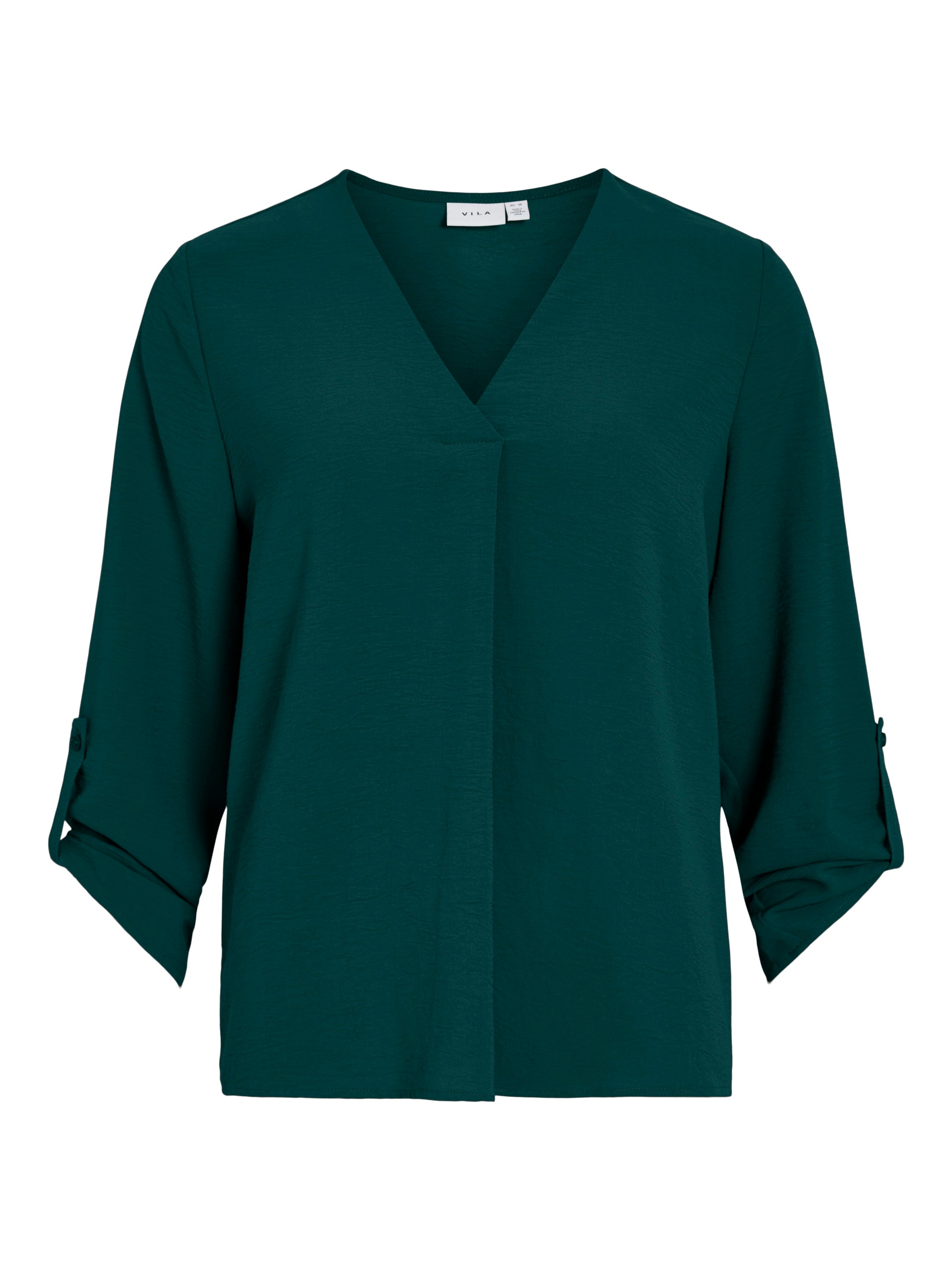Groene blouse met v-hals Vijosa Vila