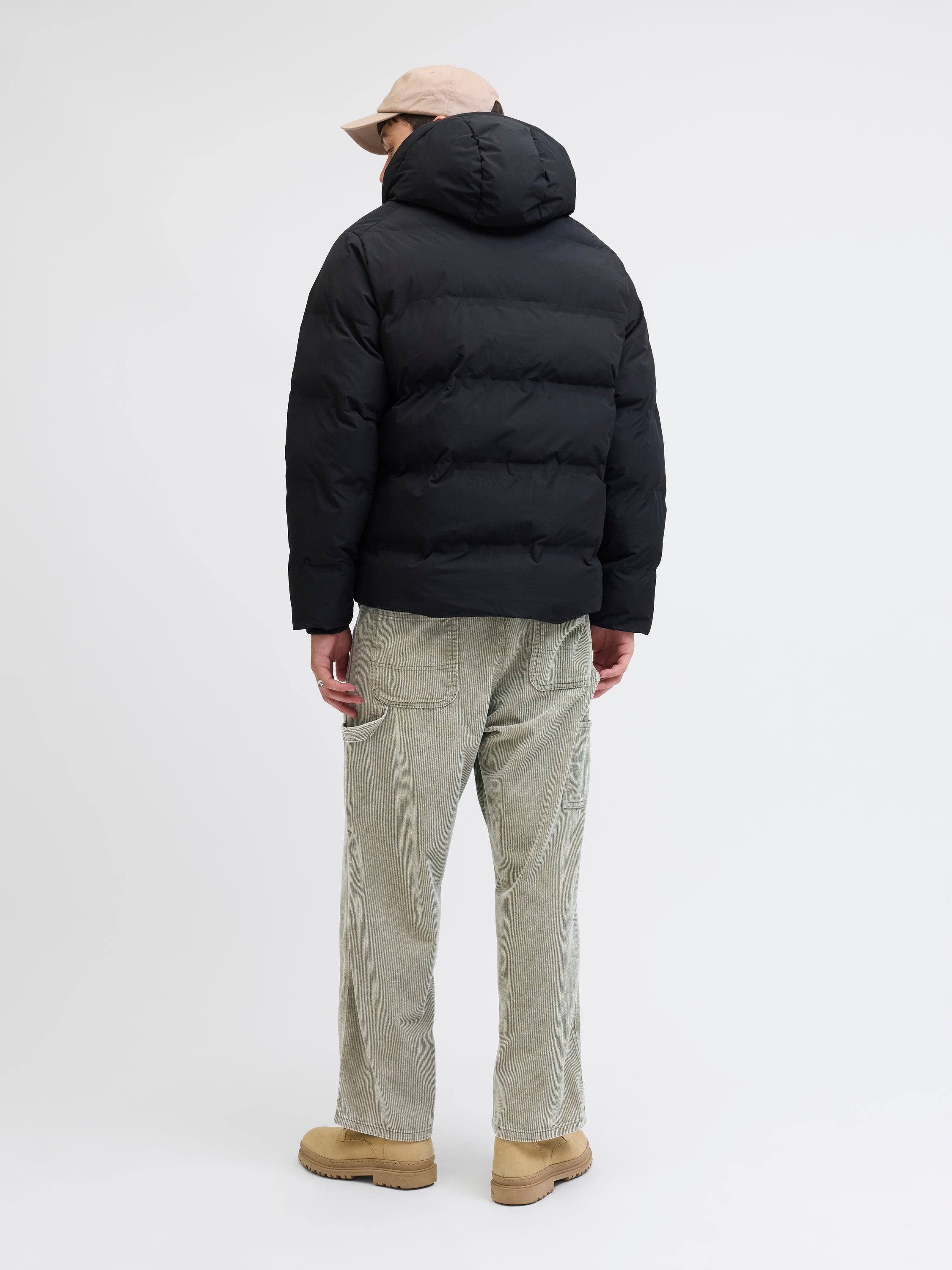 Bruine cargo broek in fibfluweel Jack&Jones