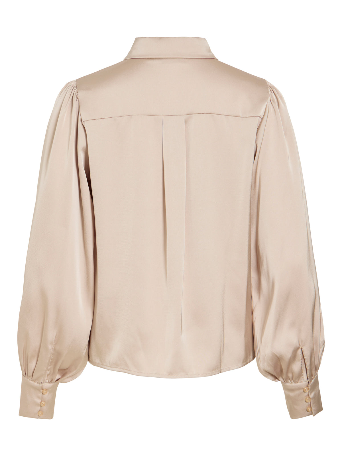 Beige blouse met knopen Vienna Ravenna Vila