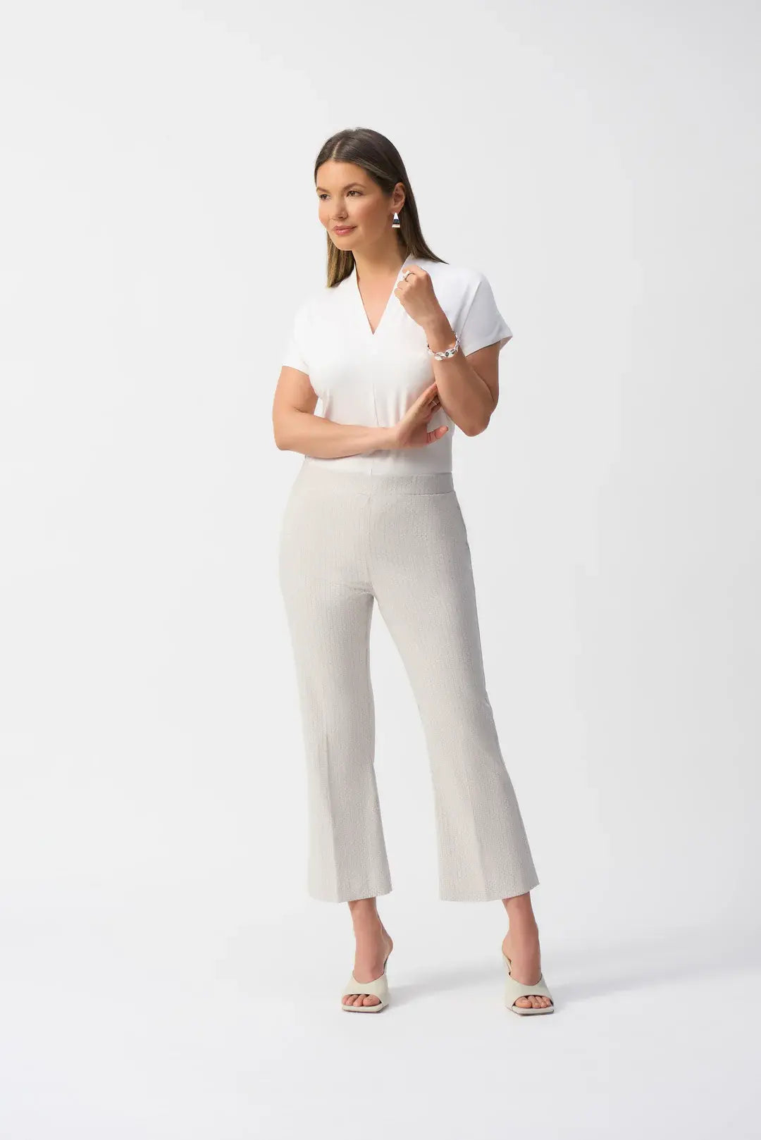 Pantalon beige imprimé Joseph Ribkoff