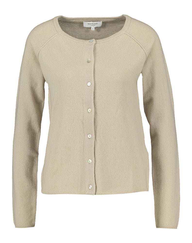 Gilet en laine beige Rosemonde