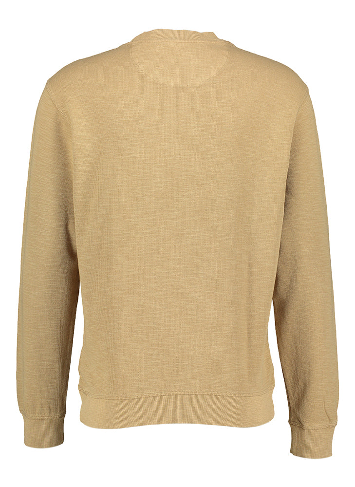 Pull Scotch &amp; Soda beige en coton à col rond