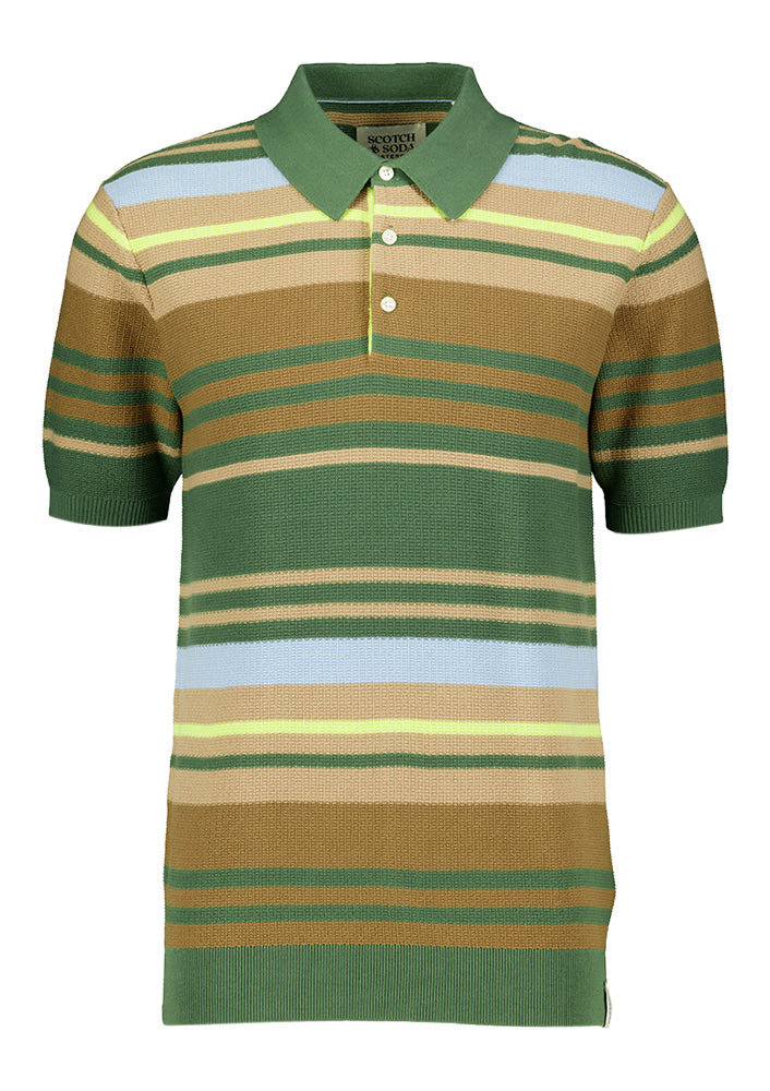 Multicolor gestreepte polo Scotch & Soda