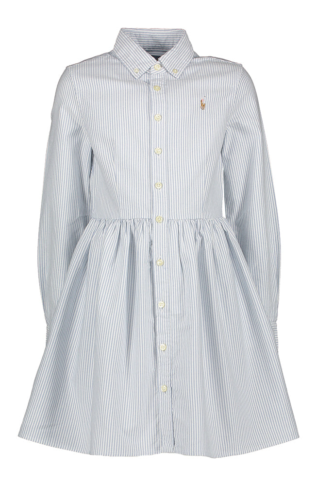 Blauw en wit gestreepte jurk Ralph Lauren