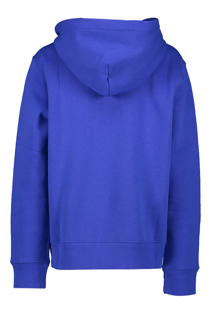Pull bleu cobalt avec logo vert Ralph Lauren