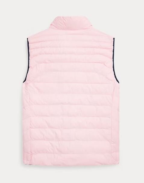 Newport navy/hint of pink bodywarmer reversible Ralph Lauren