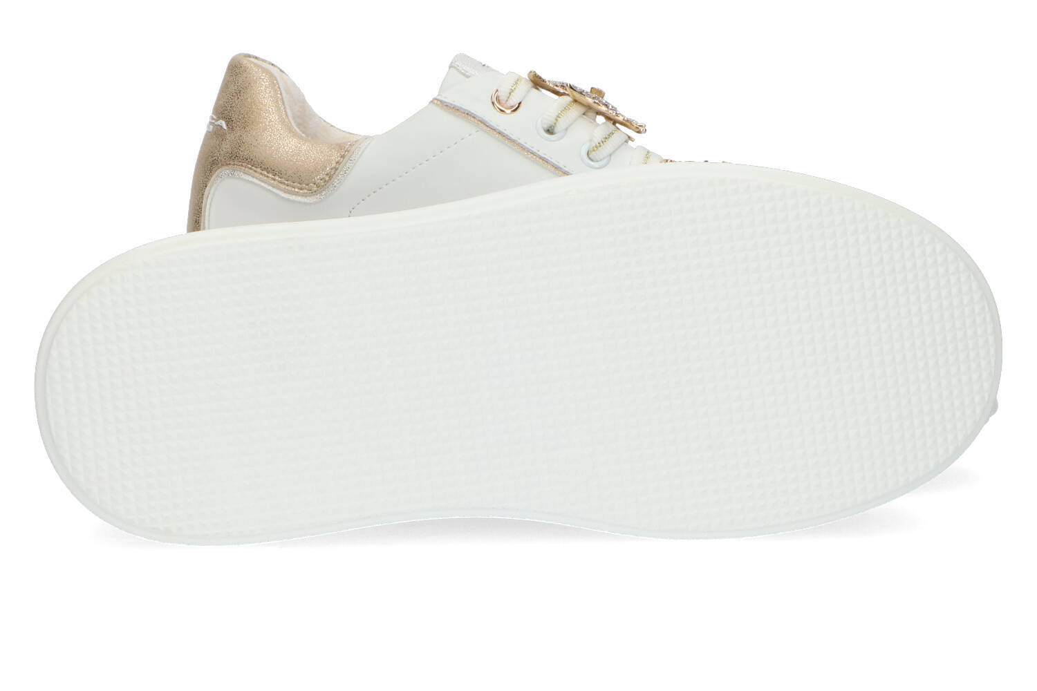 Baskets blanches avec détails dorés Tosca Blu