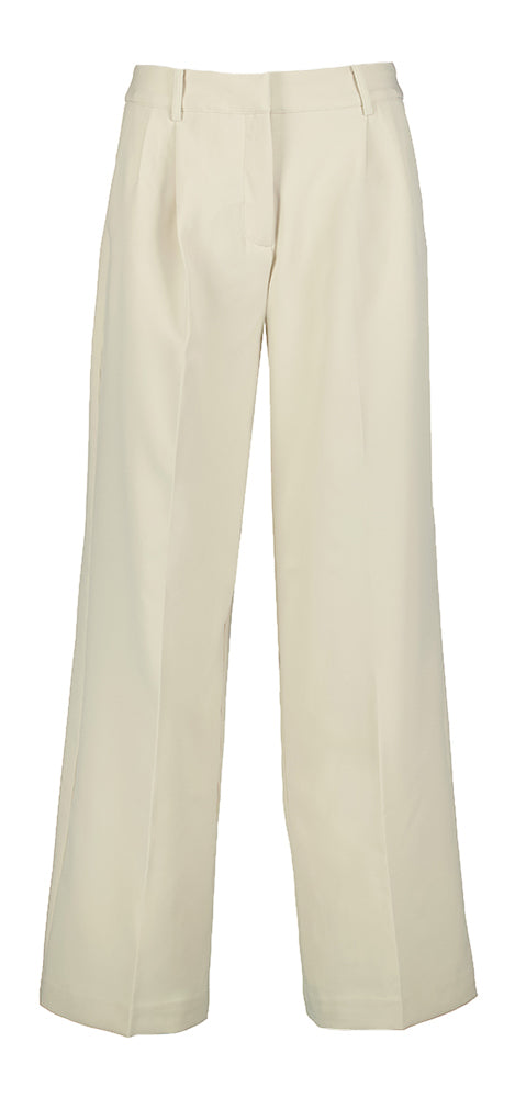 Greige kleurige wijde broek Lexi Ichi