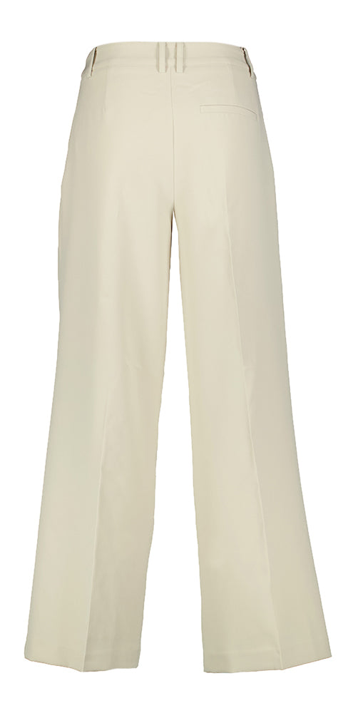 Greige kleurige wijde broek Lexi Ichi