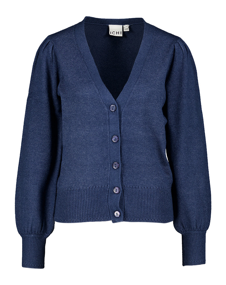 Gilet bleu à boutons Sella Ichi