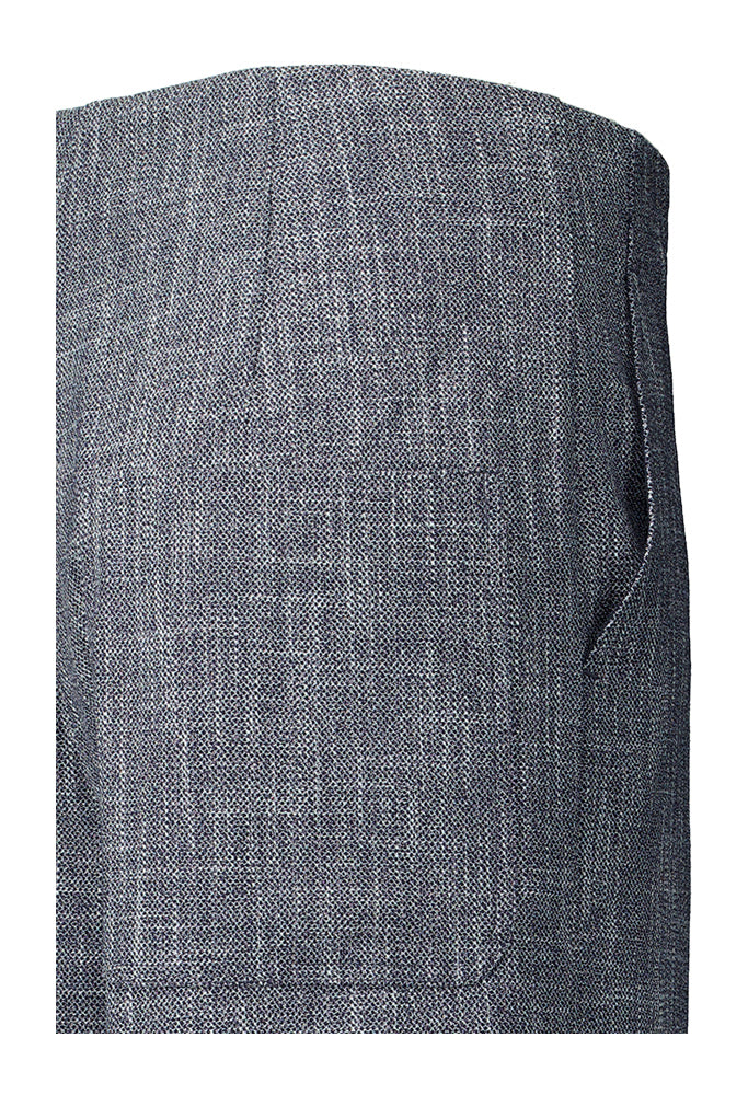 Donkerblauwe wijde broek in subtiel motief Farren Soaked in Luxury