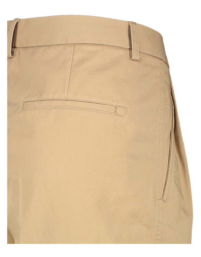 Pantalon long beige chino foncé Ruthy fermé
