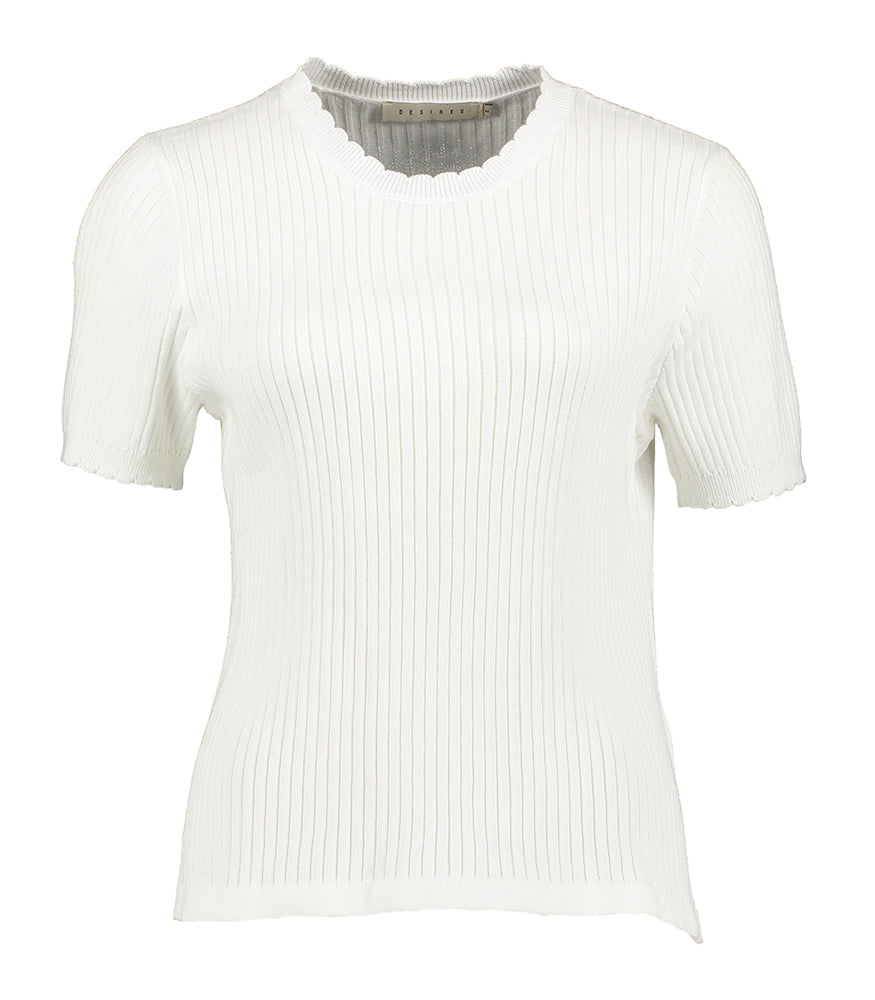 Pull côtelé écru Demi Désirs