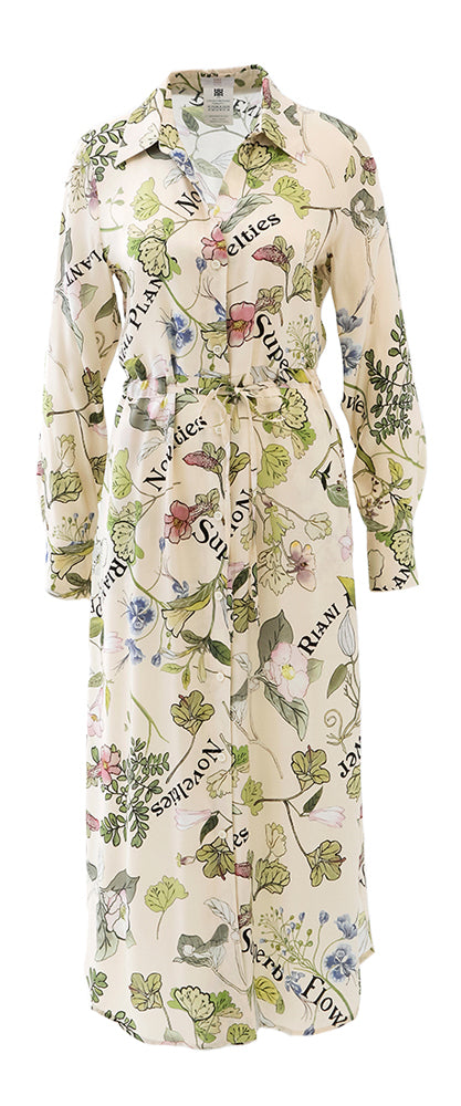 Robe longue à imprimé floral Riani