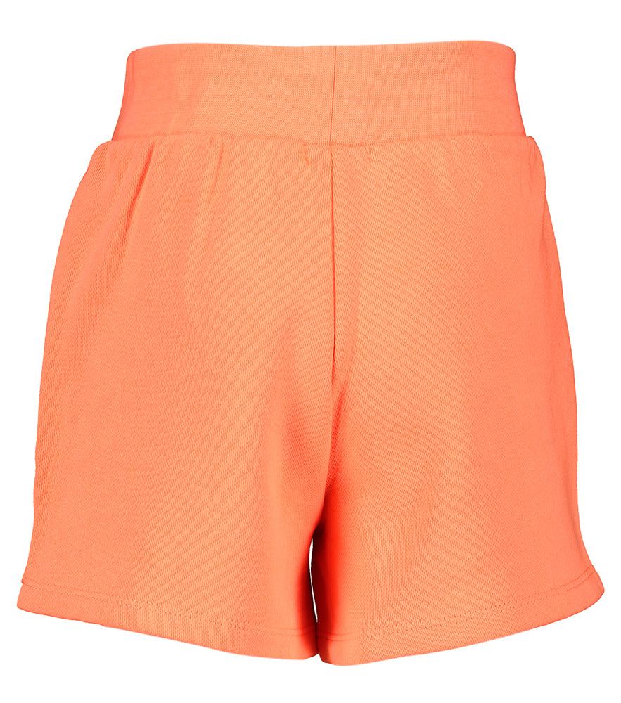 Short orange fluo à fleurs Billieblush