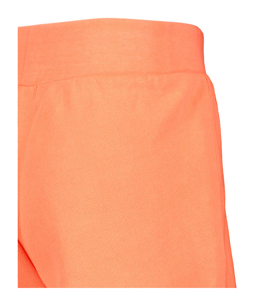 Short orange fluo à fleurs Billieblush