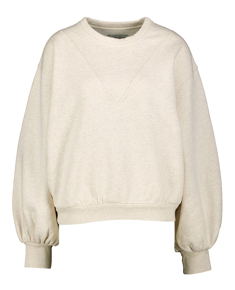 Pull beige à manches larges Kim Ame