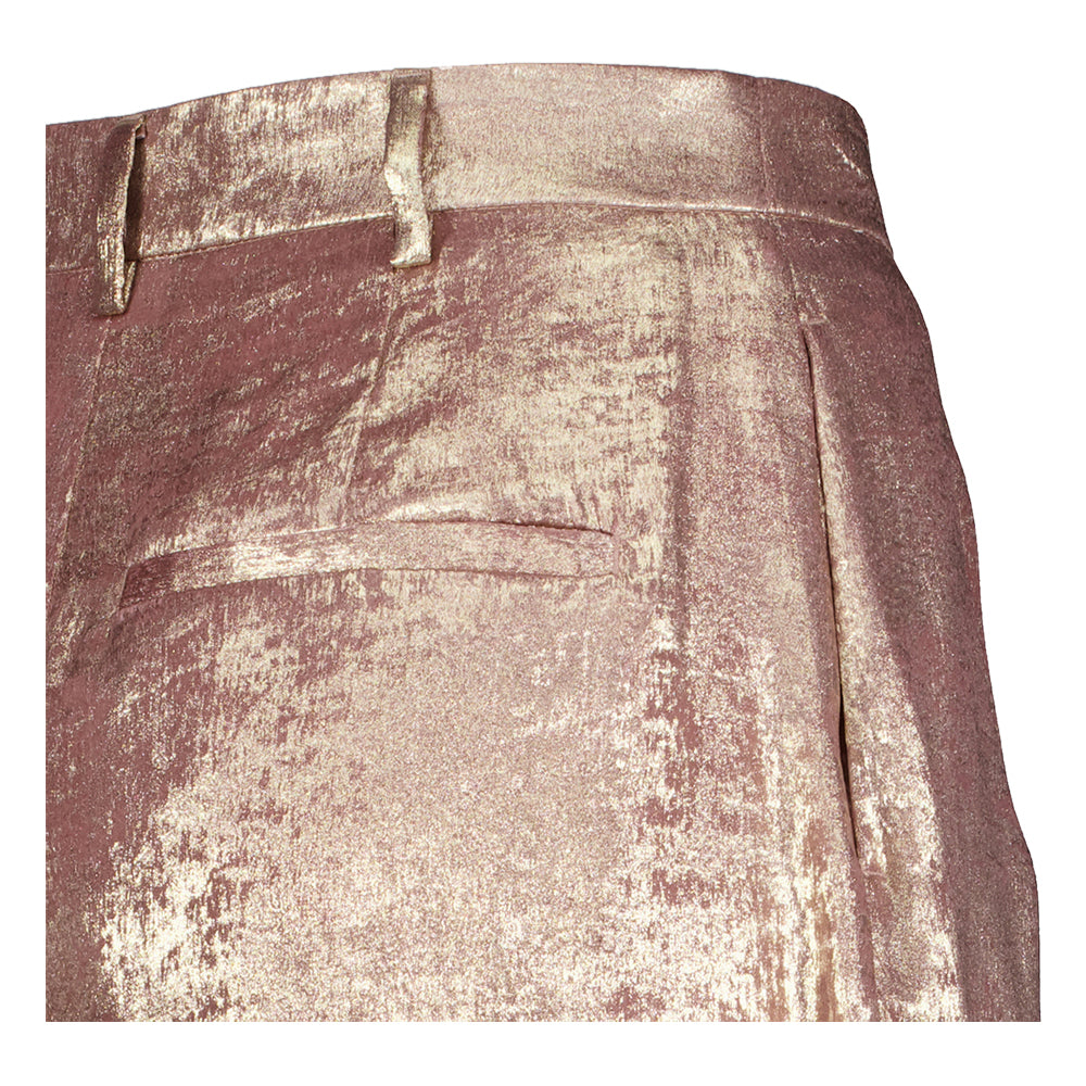 Pantalon fluide brillant couleur or, Goyave Pant Momoni