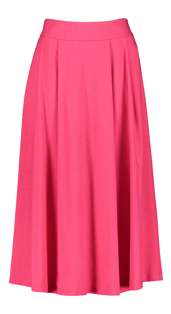 Fushia rok met plooien en zakken Ruby Oscar