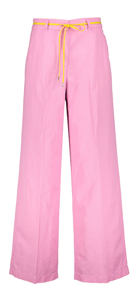 Pantalon rose large à plis Aspesi