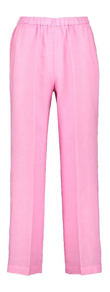 Pantalon en lin rose Aspesi