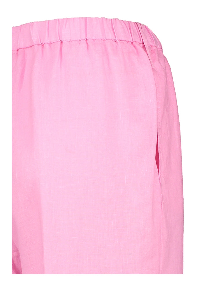 Pantalon en lin rose Aspesi